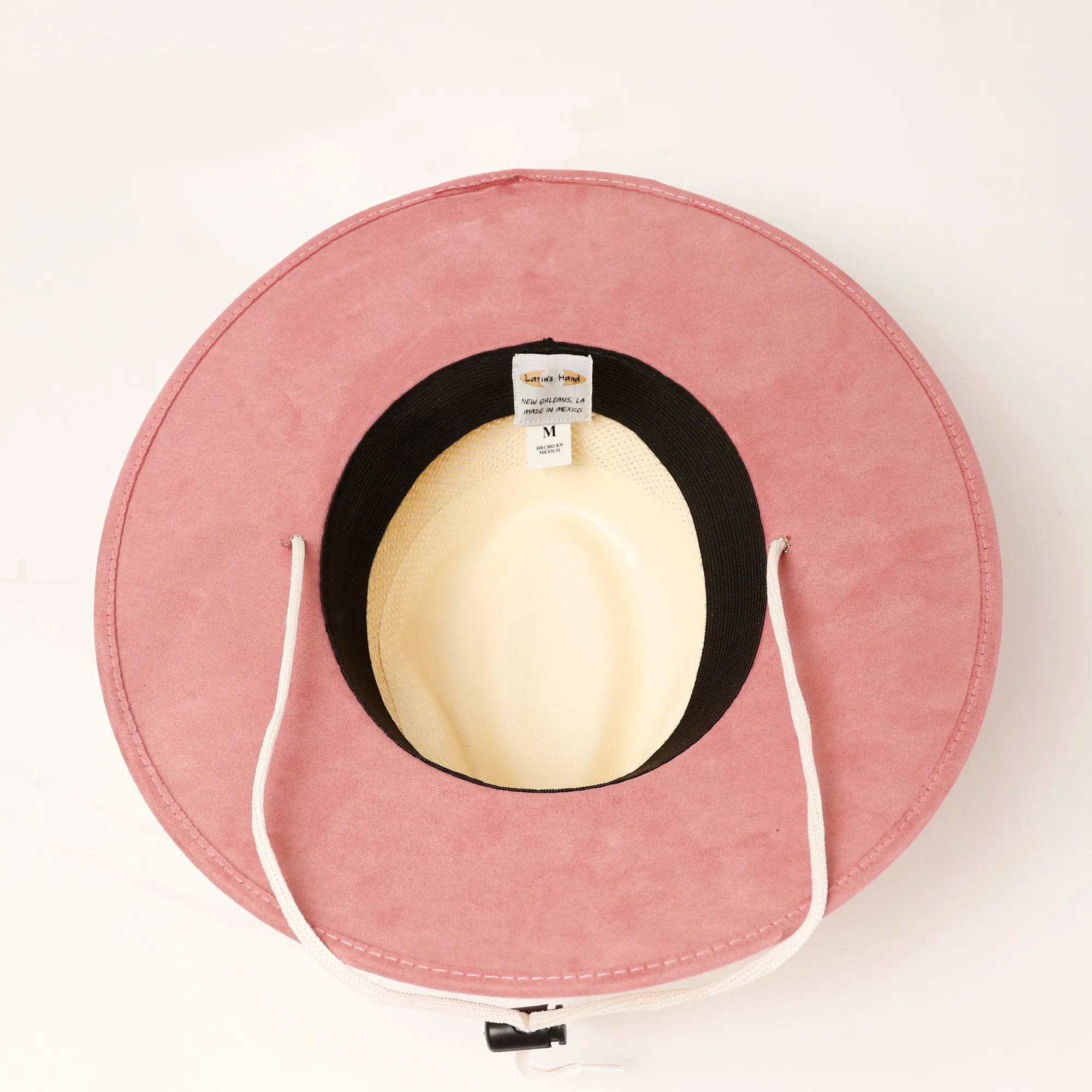 Suede Straw Hat