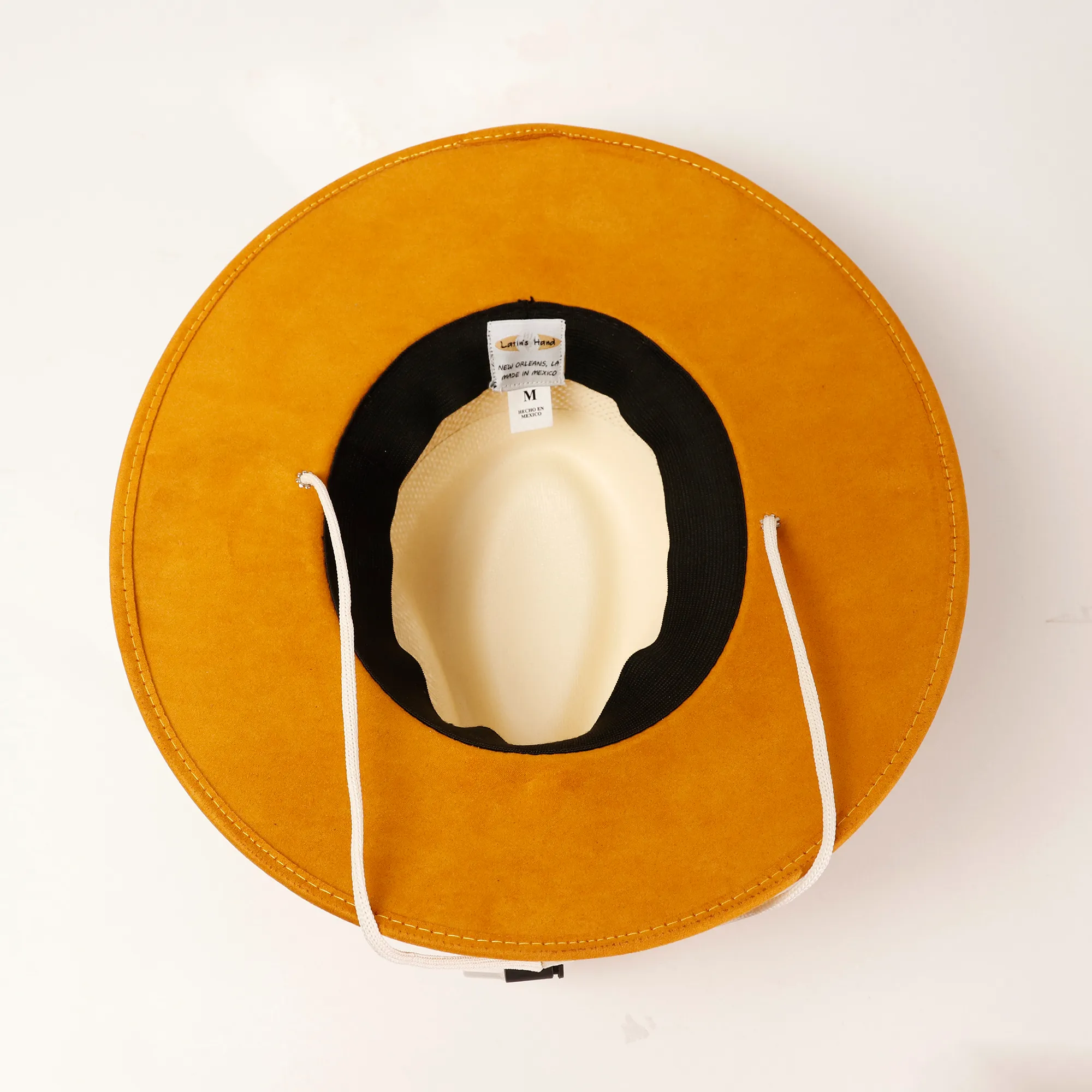 Suede Straw Hat