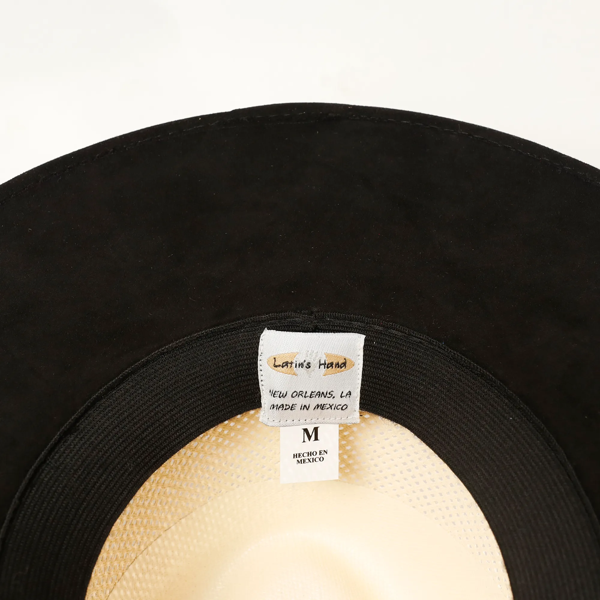 Suede Straw Hat