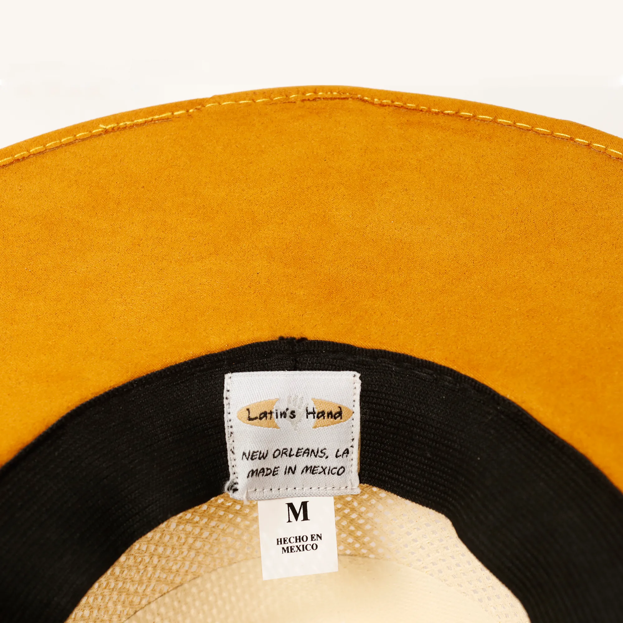Suede Straw Hat