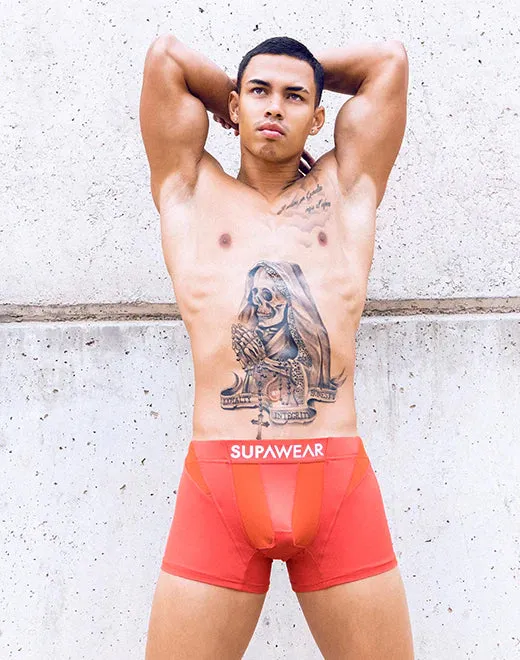 Supawear Vortex boxer cranberry
