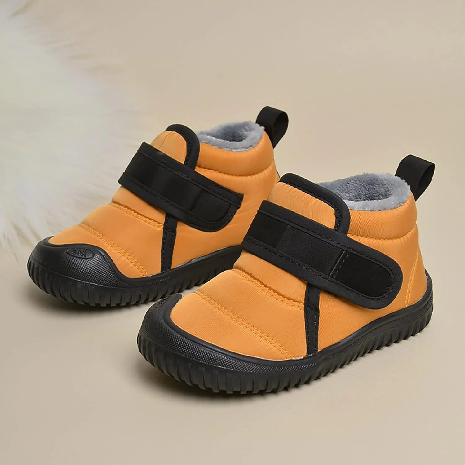 Toddler Unisex Winter Snow Boots Boys Girls Cold Weather Faux  Thermal Lined Winter Anti Boots for Girls Color