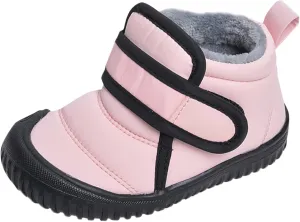 Toddler Unisex Winter Snow Boots Boys Girls Cold Weather Faux  Thermal Lined Winter Anti Boots for Girls Color