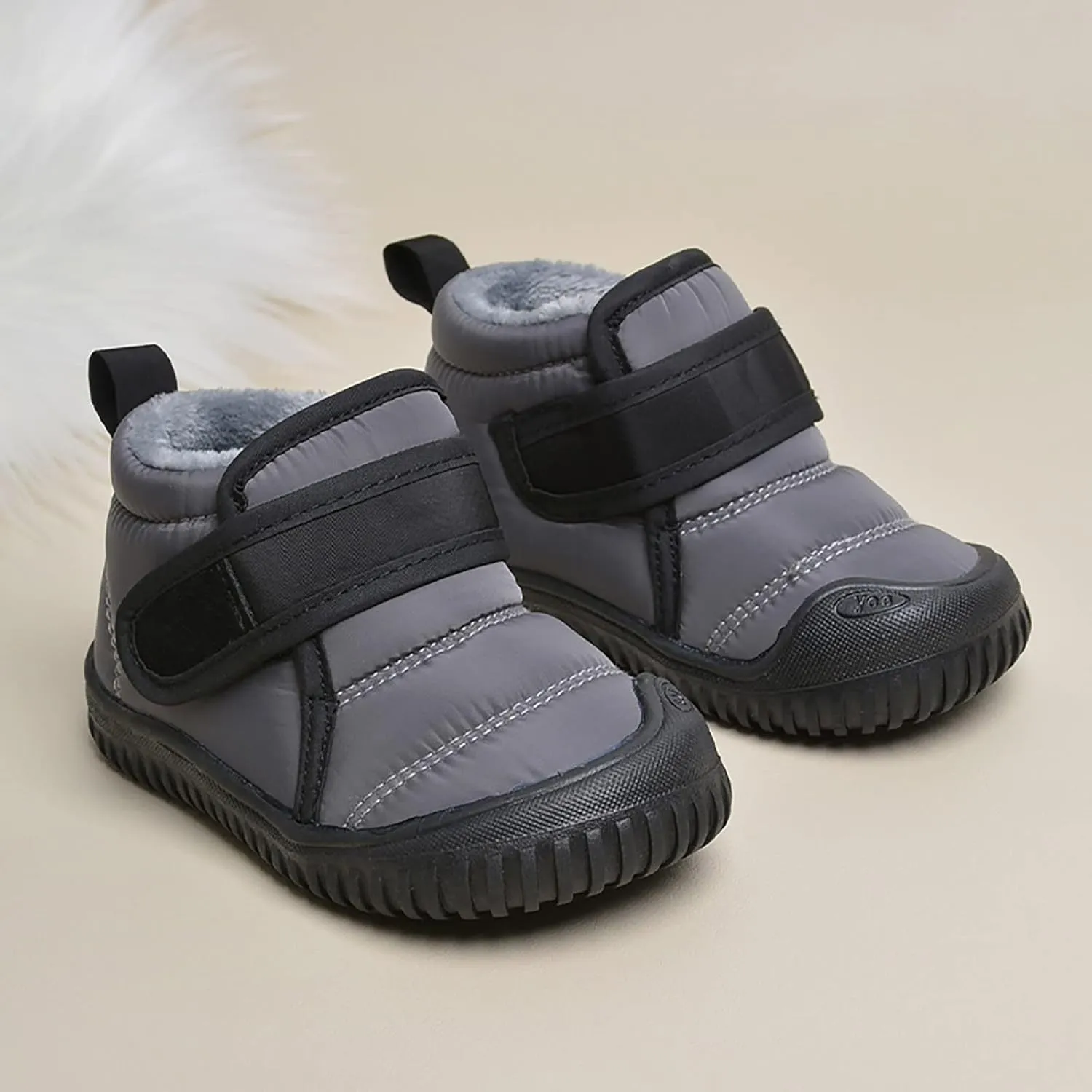 Toddler Unisex Winter Snow Boots Boys Girls Cold Weather Faux  Thermal Lined Winter Anti Boots for Girls Color