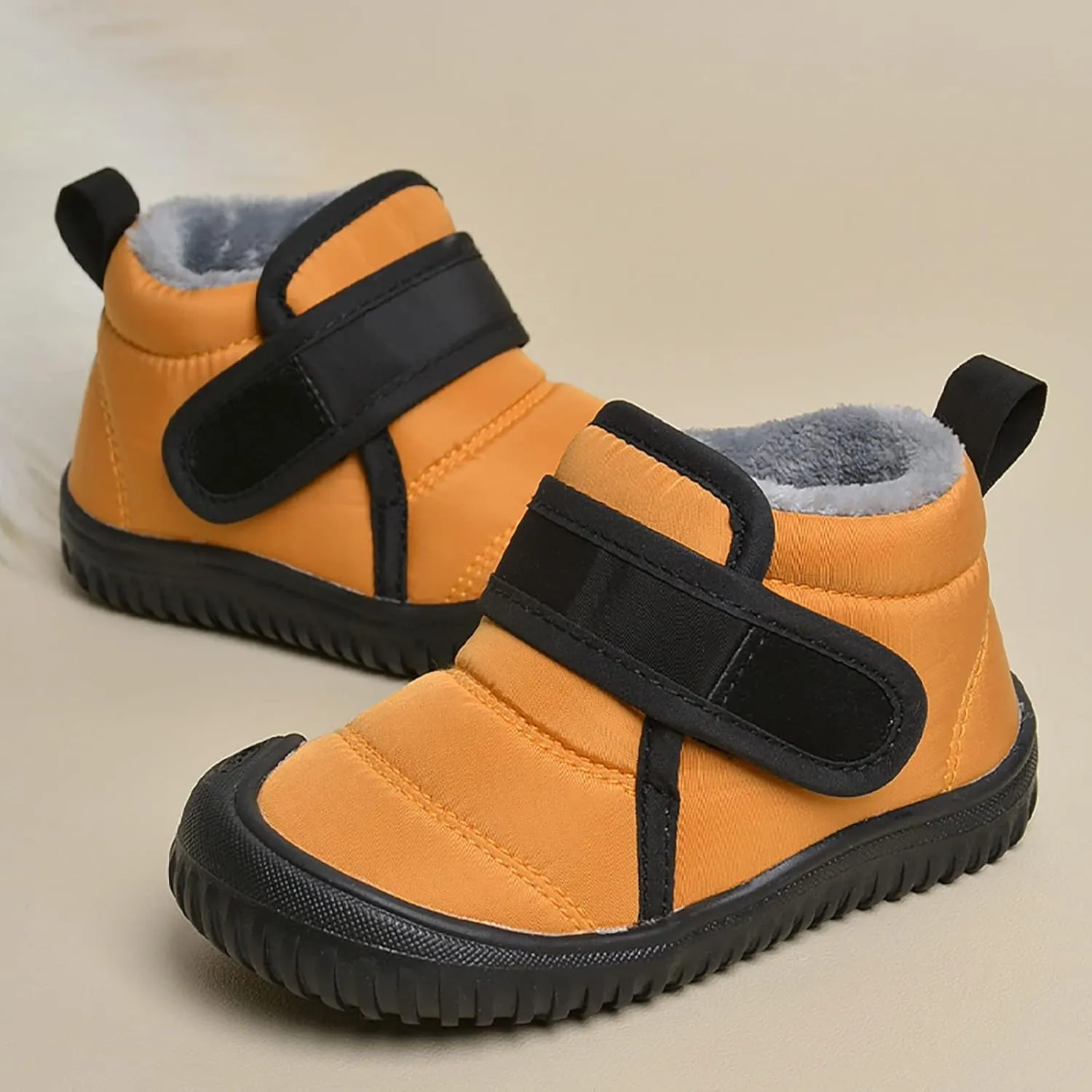 Toddler Unisex Winter Snow Boots Boys Girls Cold Weather Faux  Thermal Lined Winter Anti Boots for Girls Color
