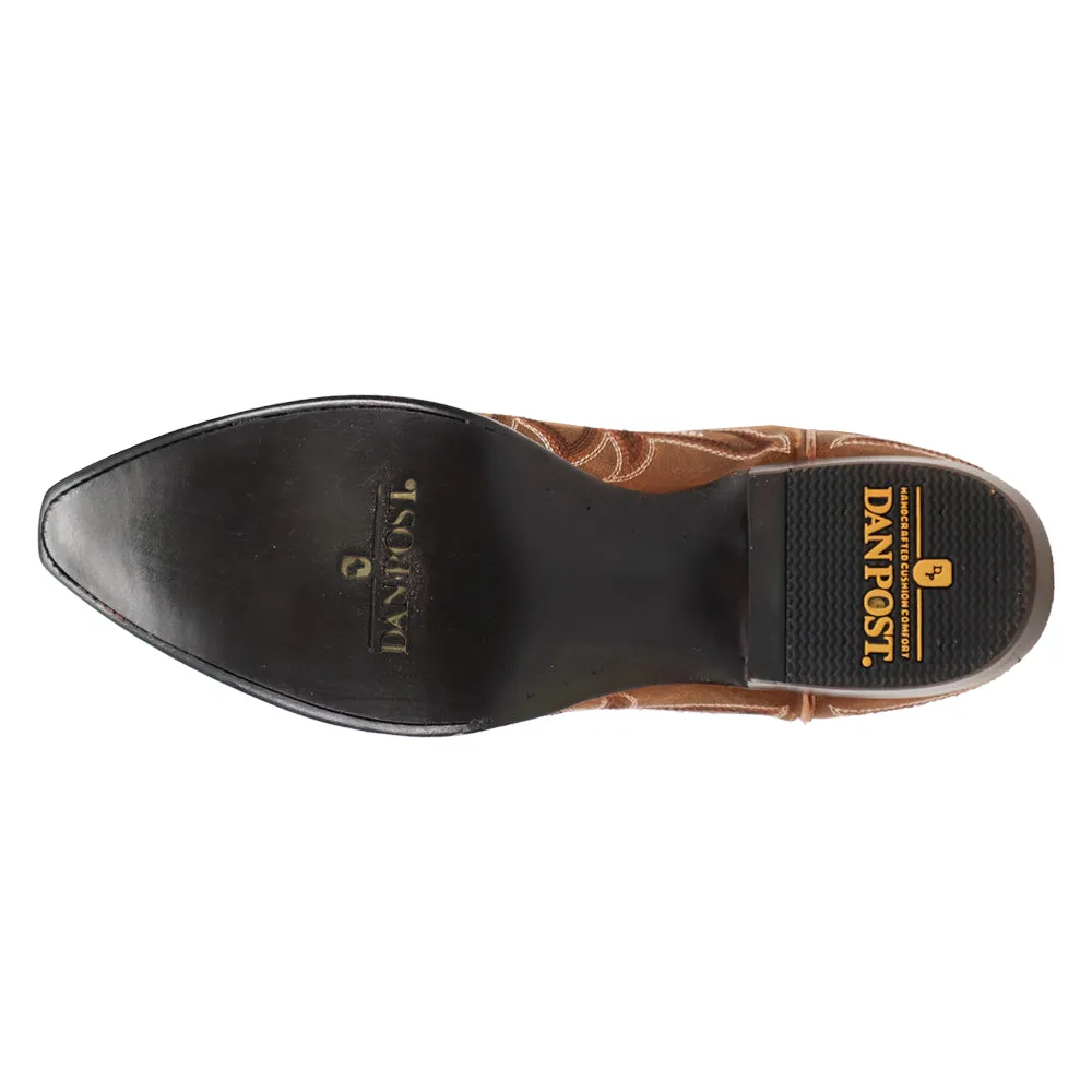 Triton Embroidered Snip Toe Pull On Cowboy Boots