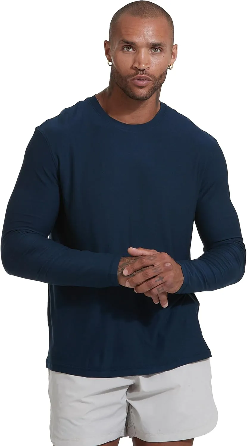 True Classic Workout Shirts for Men - Athletic Tops & Gym Shirts for Men, Quick-Dry Mens Workout Shirt Base Layer