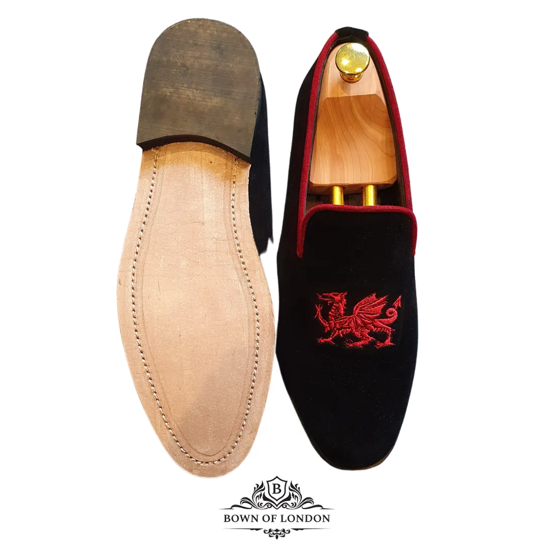 Velvet Loafer/Slipper Shoe Martini Time