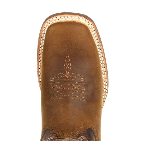 Women's Durango DRD0376 12" Rebel Pro Cognac Ventilated Square Toe Boot