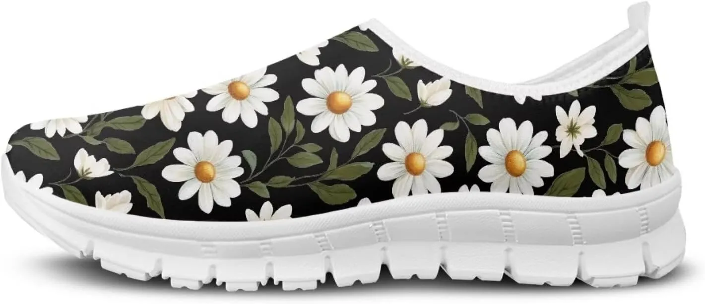 Women's Sneakers Casual Low-Top Slip-On Sport Sneakers Breathable Outdoor Comfortable Lightweight Walking Shoes for Teen Girls US 5.5-11.5